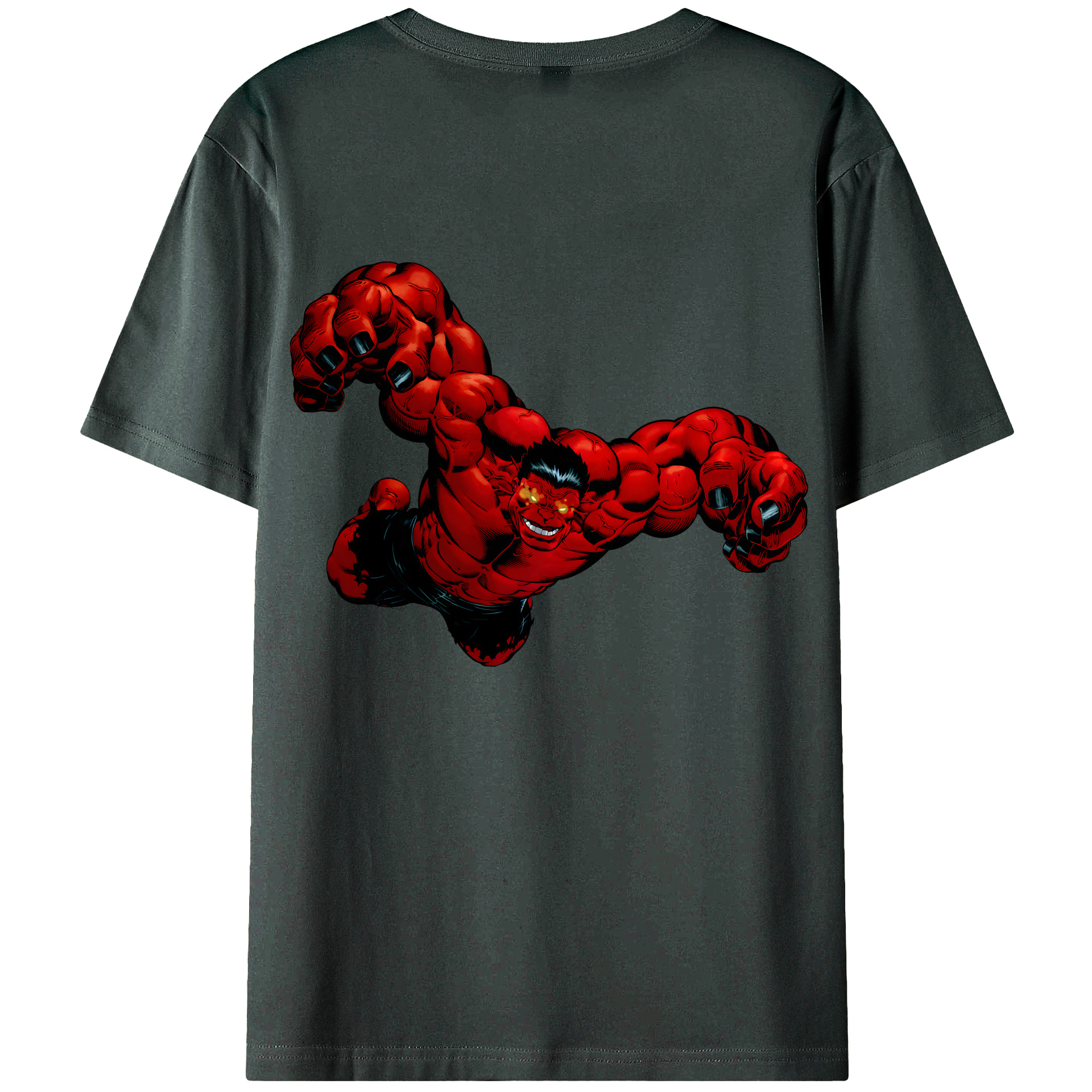 （画像用） アベンジャーズ The Avengers 綿100％ メンズ半袖Tシャツ（バックプリント） 通気性
